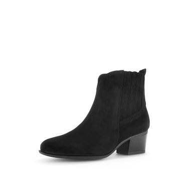 Gabor Damen Chelsea Boots, Frauen Stiefeletten,Leichte Mehrweite (G),Stiefel,Bootee,Booties,halbstiefel,schwarz (Micro),40.5 im Sale